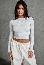 The Second Skin Ruched Top