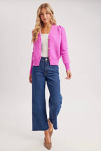 Sweetheart Button Cardigan