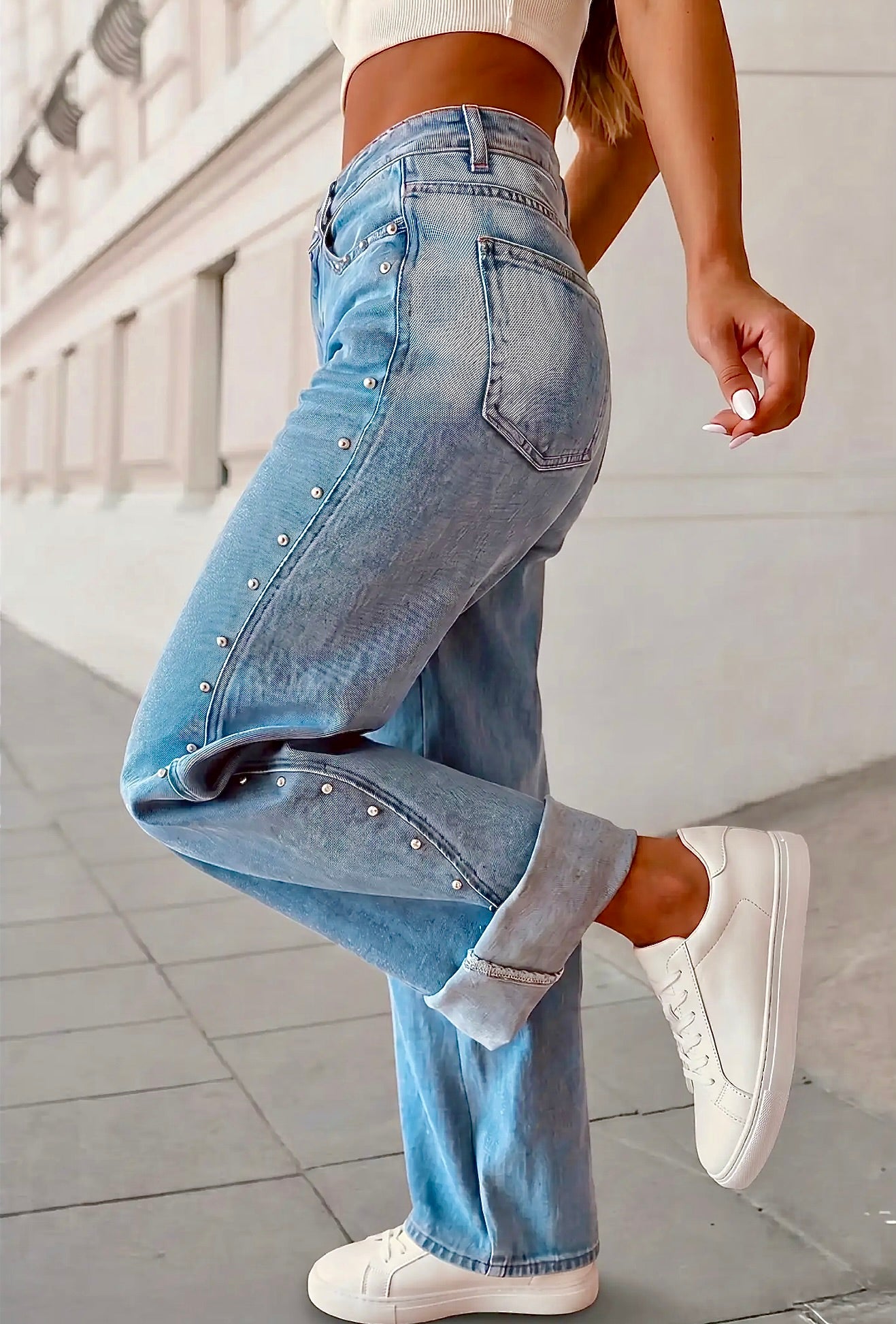 The Rhinestone Avenue Jeans