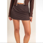The Uptown Pinstripe Skort