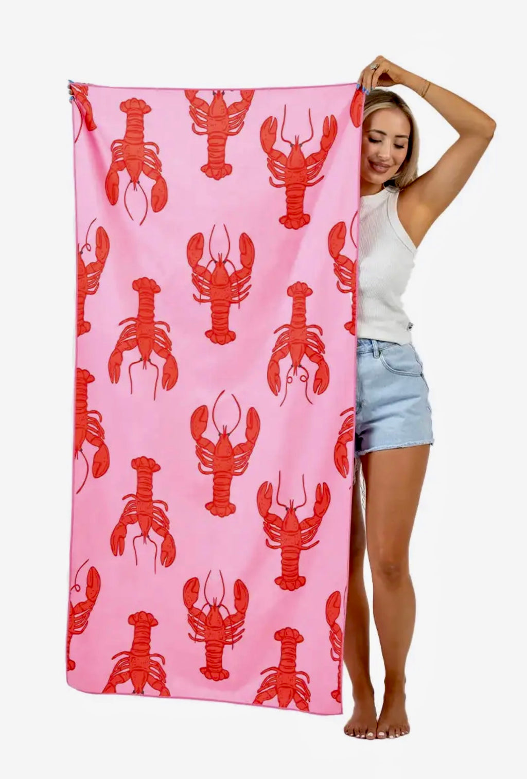 The Lobster Lane Beach Towel