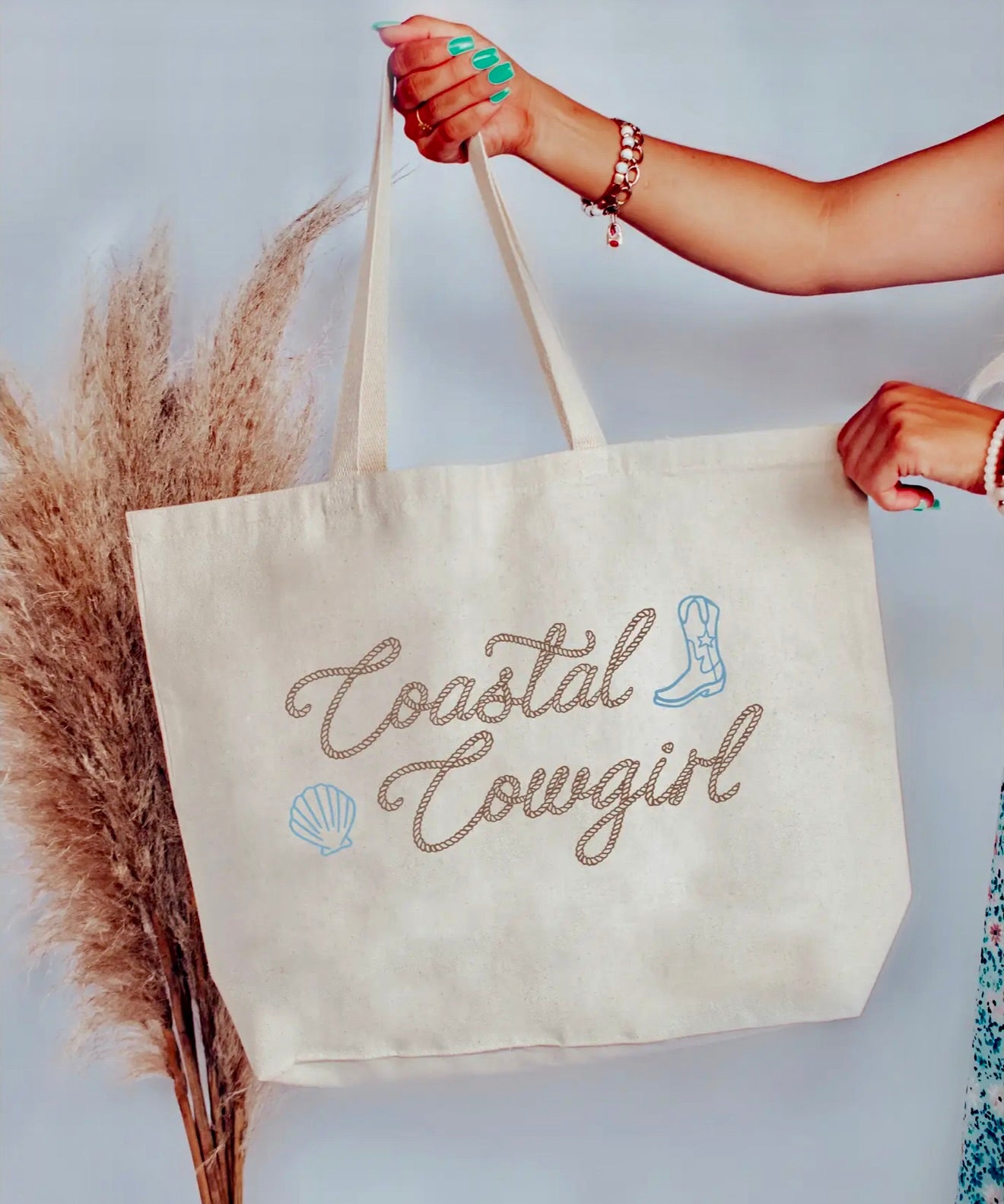 Costal Cowgirl Tote Bag