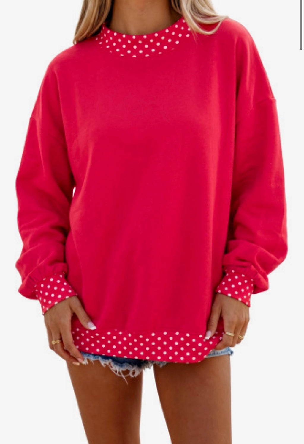 The Polka Dot Charm Pullover