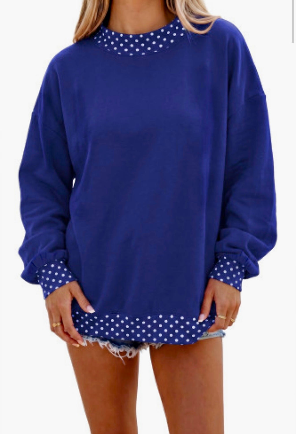 The Polka Dot Charm Pullover