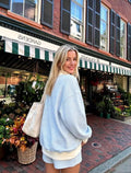 Blue & White Striped Pullover