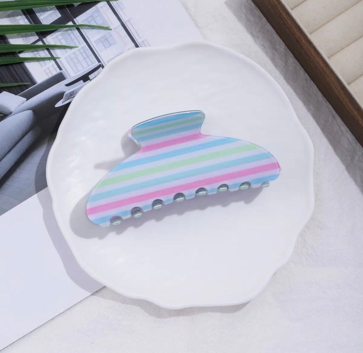 Sunday Stripes Claw Clips