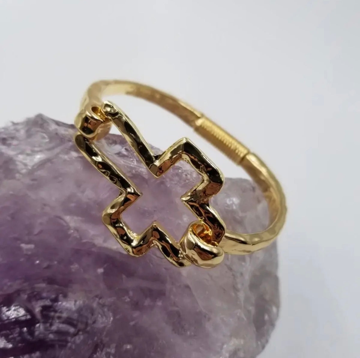 Golden Cross Ring