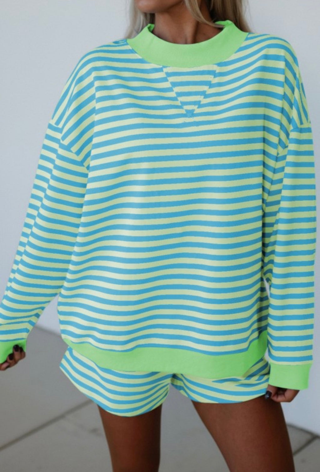 Seaside Stripe Lounge Set