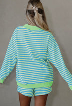 Seaside Stripe Lounge Set