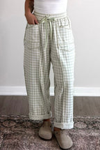 Meadow Gingham Cargo Pants