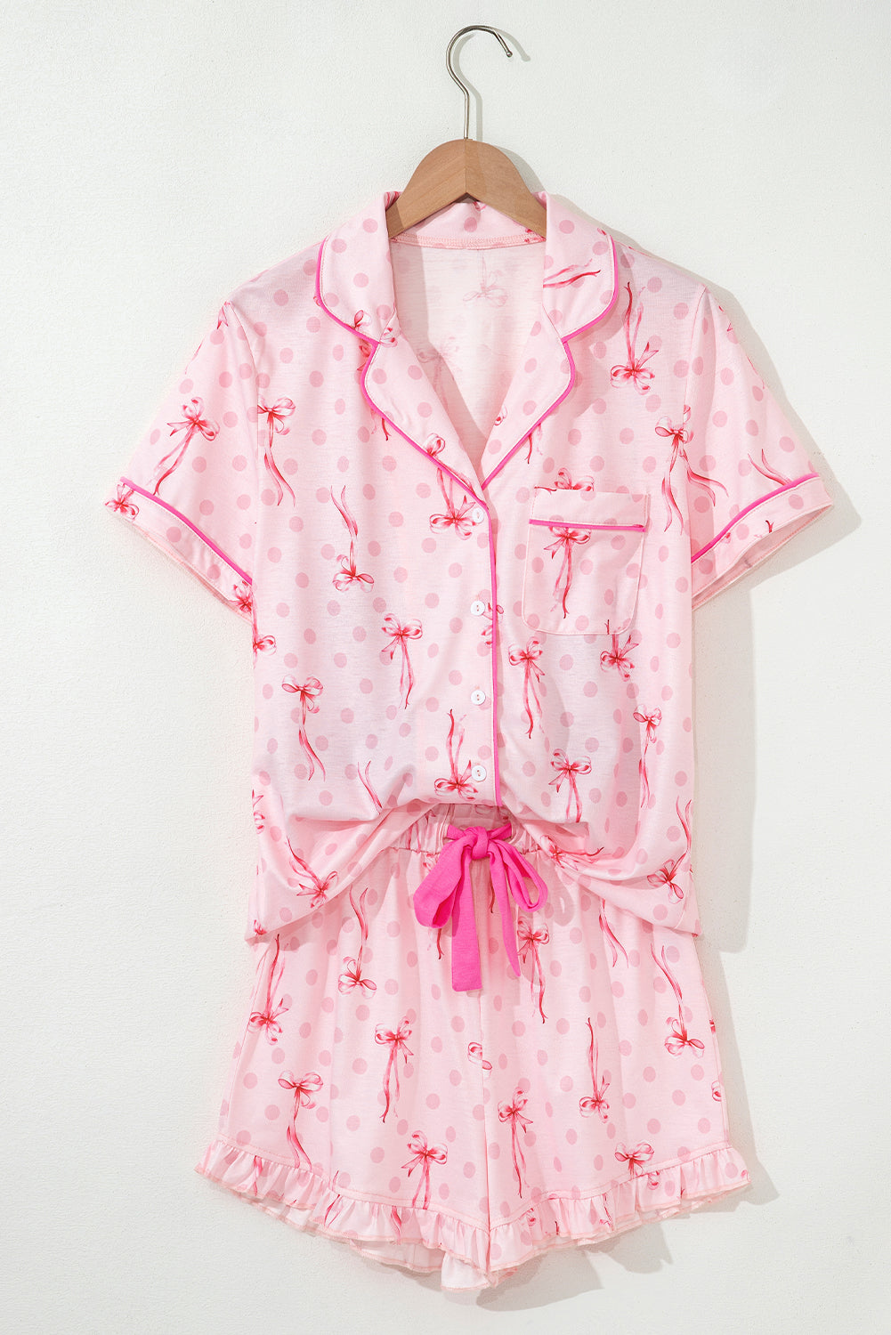 Pink Bow Dreams PJ Set